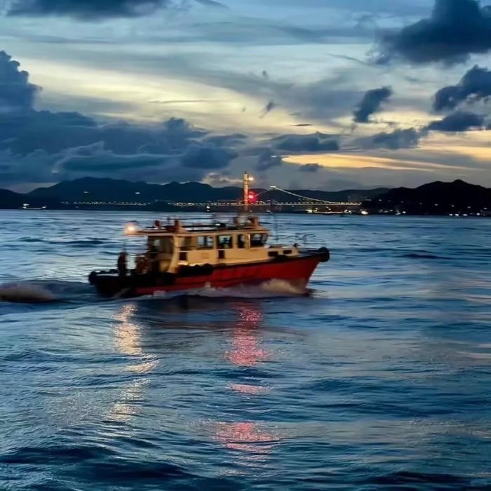 Blue aesthetic profile image with smooth cool lighting