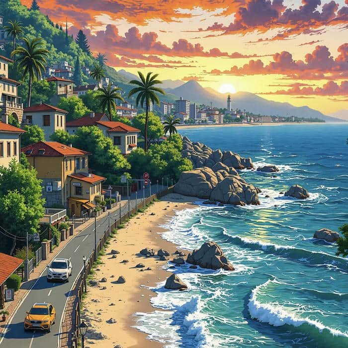 Calm horizons painted in nature tones