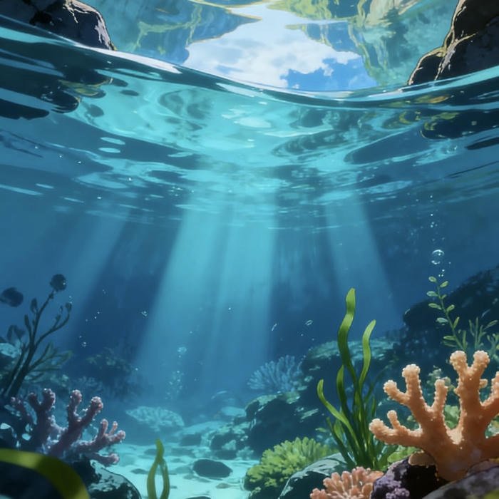 Calm lake nature aesthetic pfp scenery