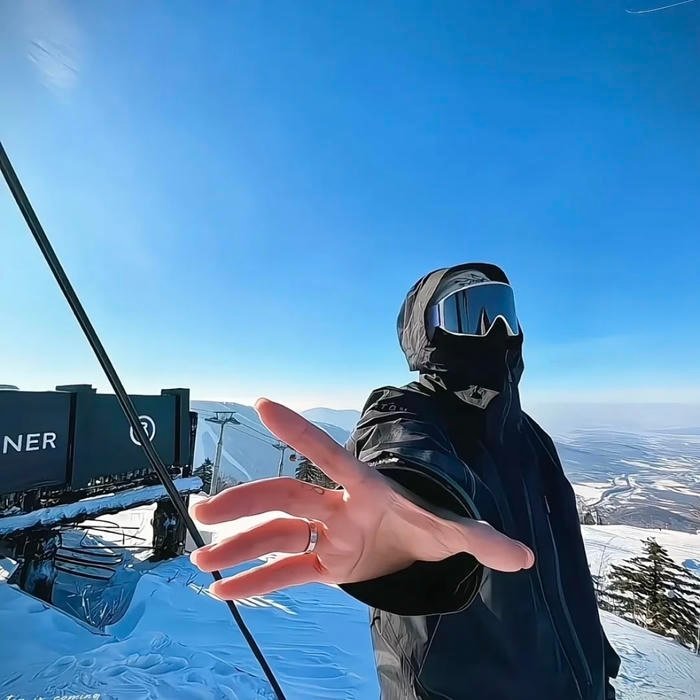 Cinematic face closeup used as aesthetic avatar