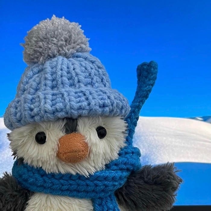 Clean blue aesthetic profile picture for minimal style