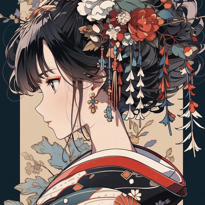 Clean minimalist pfp with japanese feel