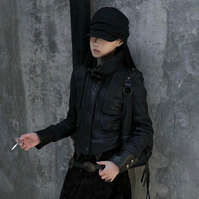 Expressive human face aesthetic profile photo