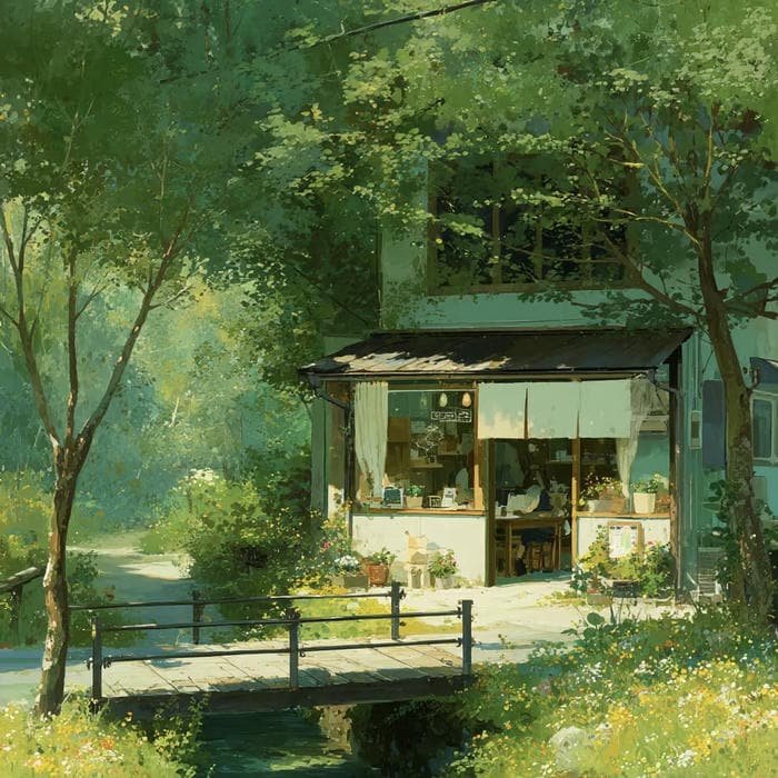 Moody forest nature aesthetic pfp energy