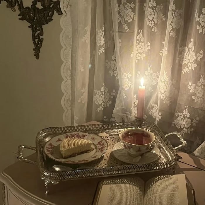 Muted colors vintage aesthetic profile picture