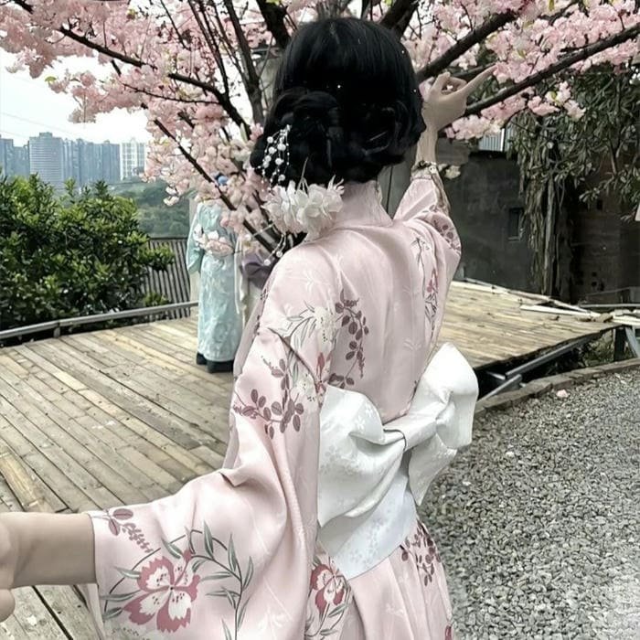 Muted tone japanese aesthetic avatar style