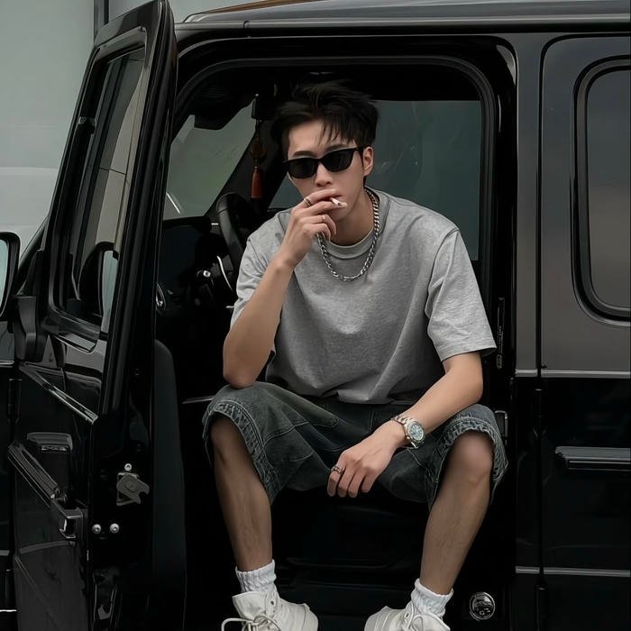 Neutral mood portrait pfp cool aesthetic