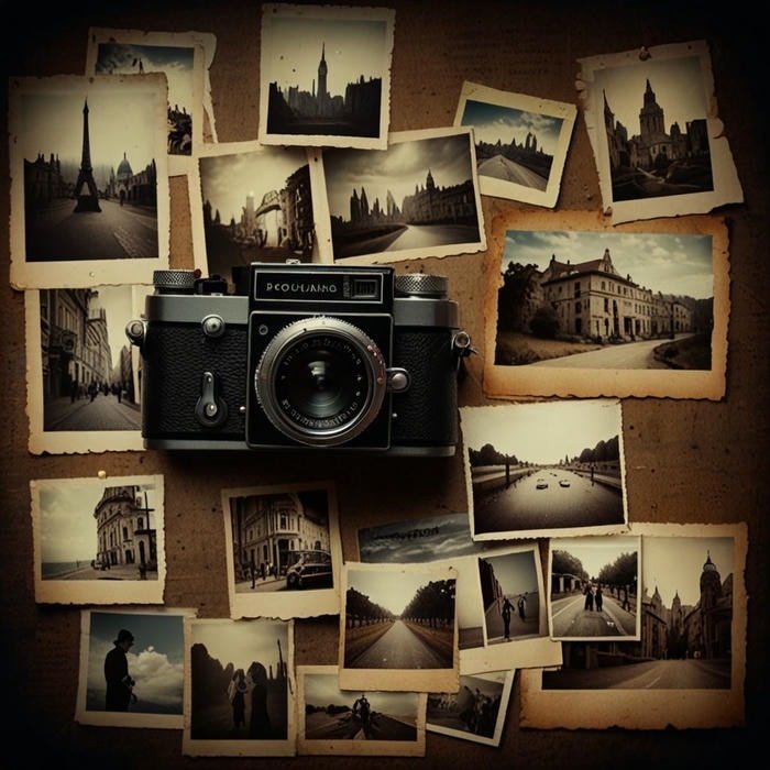 Vintage aesthetic pfp with soft brown tones