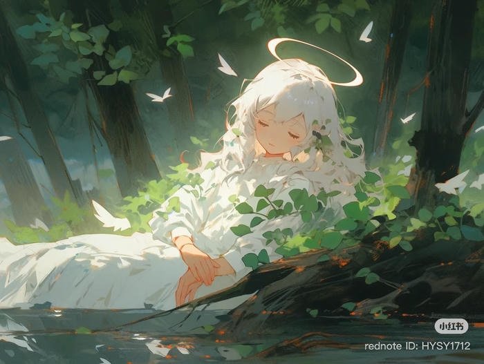 aesthetic angel pfp subtle glow vibe