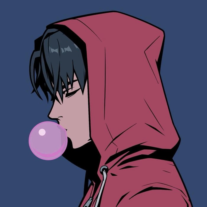 aesthetic cartoon pfp icon art style