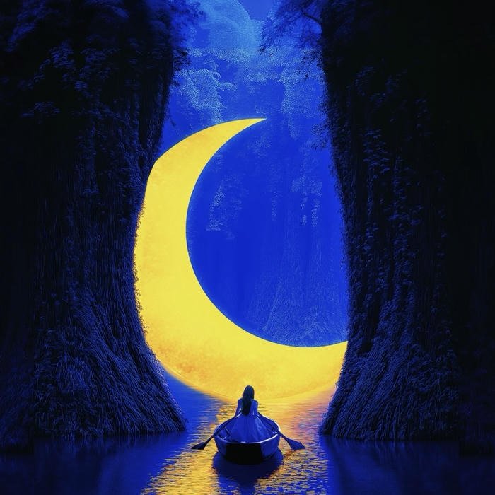 aesthetic moon pfp dreamy night vibe