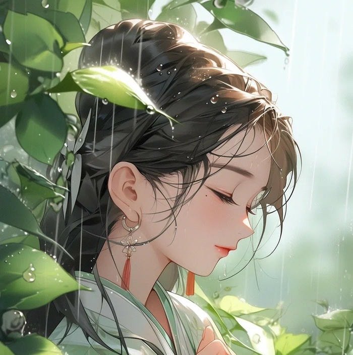 airy pastel portrait styled soft aesthetic pfp