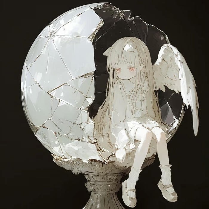 airy wings pfp angel aesthetic style