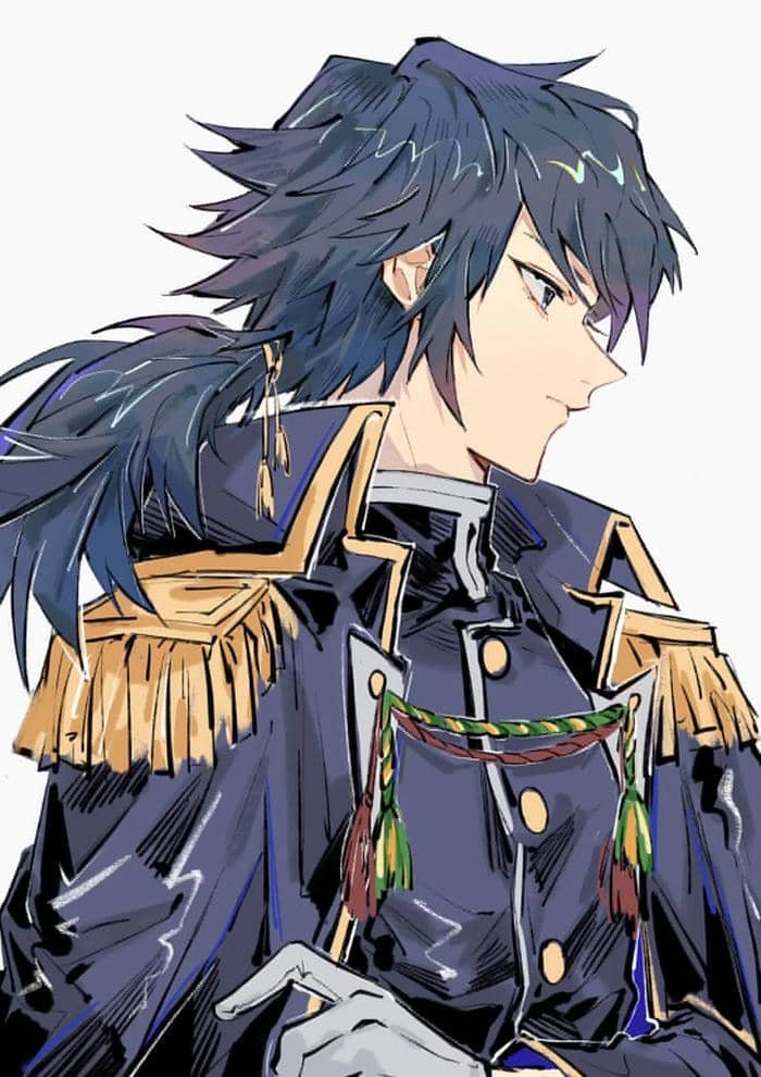 anime mood pfp featuring giyu tomioka