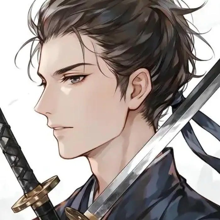 anime samurai pfp anime samurai face portrait