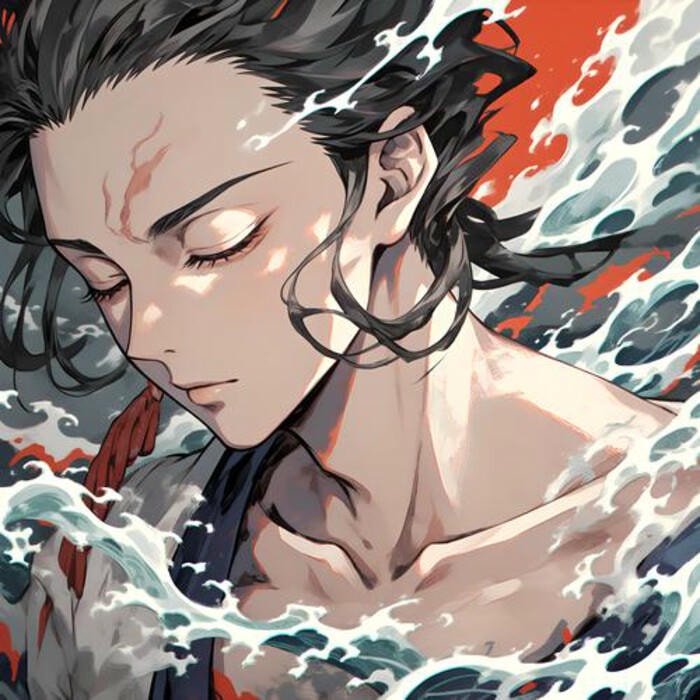 anime samurai pfp anime swordsman avatar style