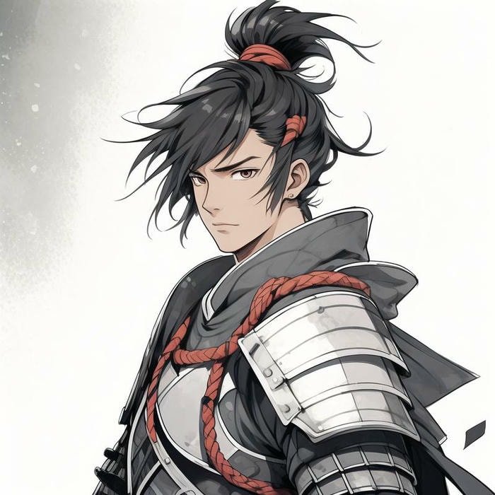 anime samurai pfp anime warrior profile image