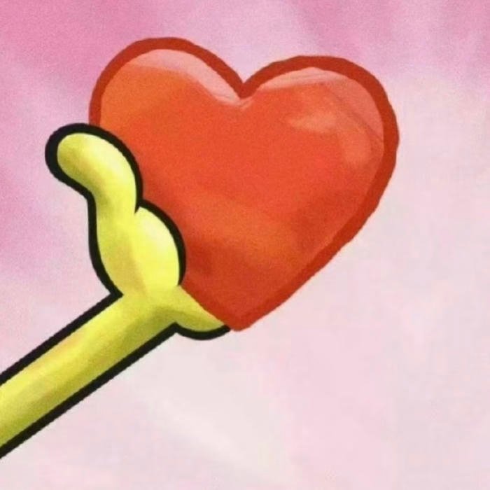 artwork for aesthetic modern heart avatar