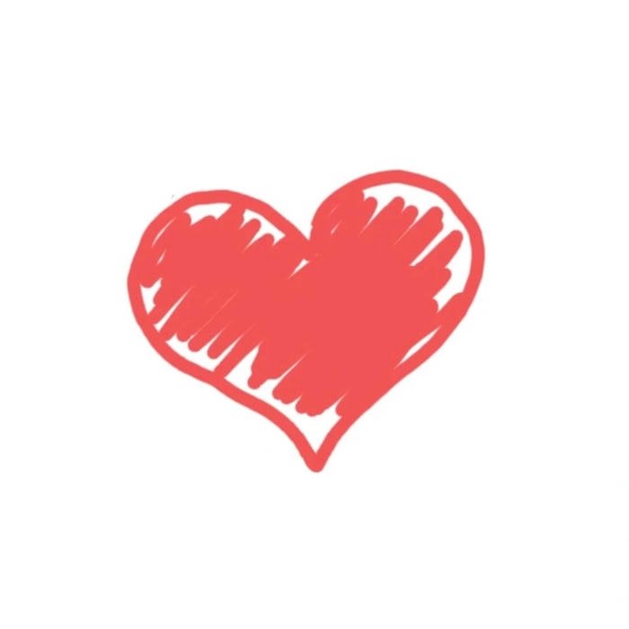 centered heart artwork aesthetic avatar style 