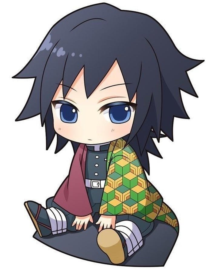 chibi giyu tomioka anime art