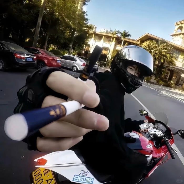 confident pose styled for cool profile picture