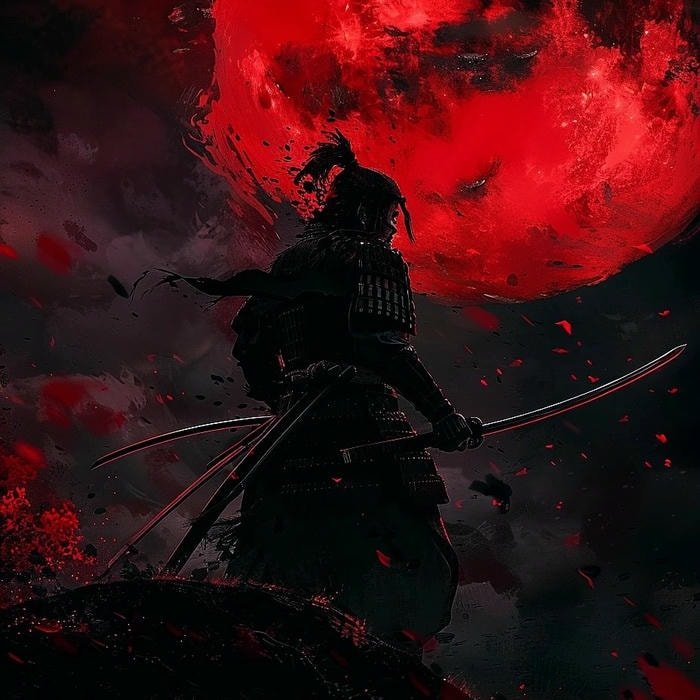 cool expression warrior anime samurai pfp