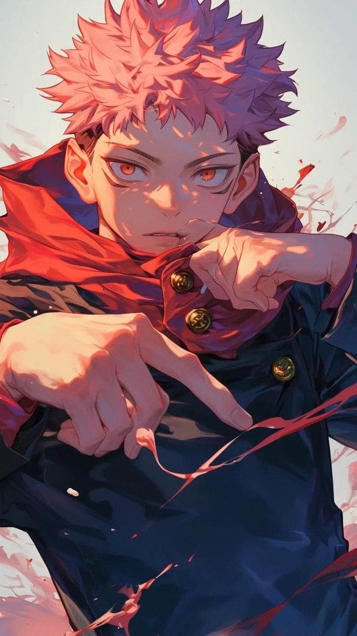 cool yuji itadori lockscreen