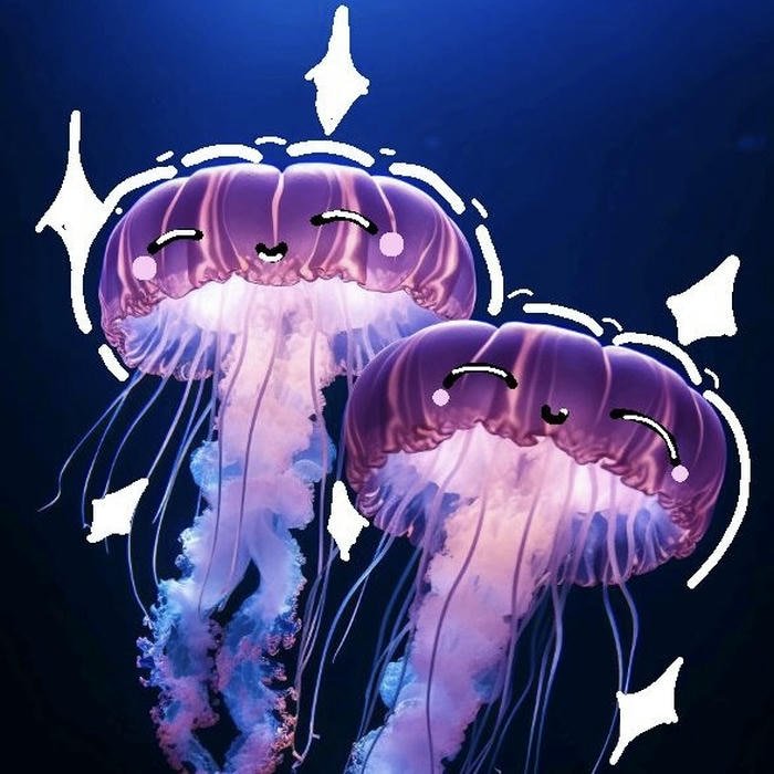 cosmic ocean feel aesthetic jellyfish pfp
