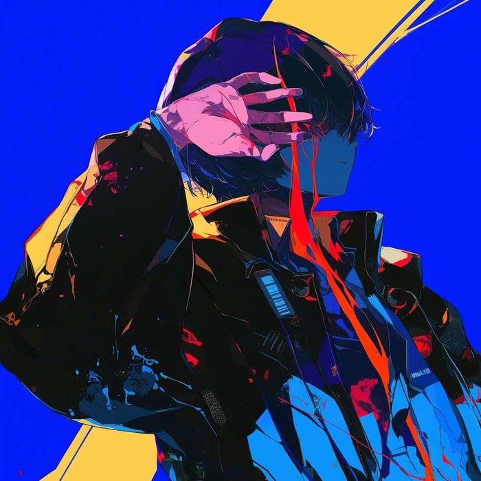 cyber anime character design cyberpunk anime pfp