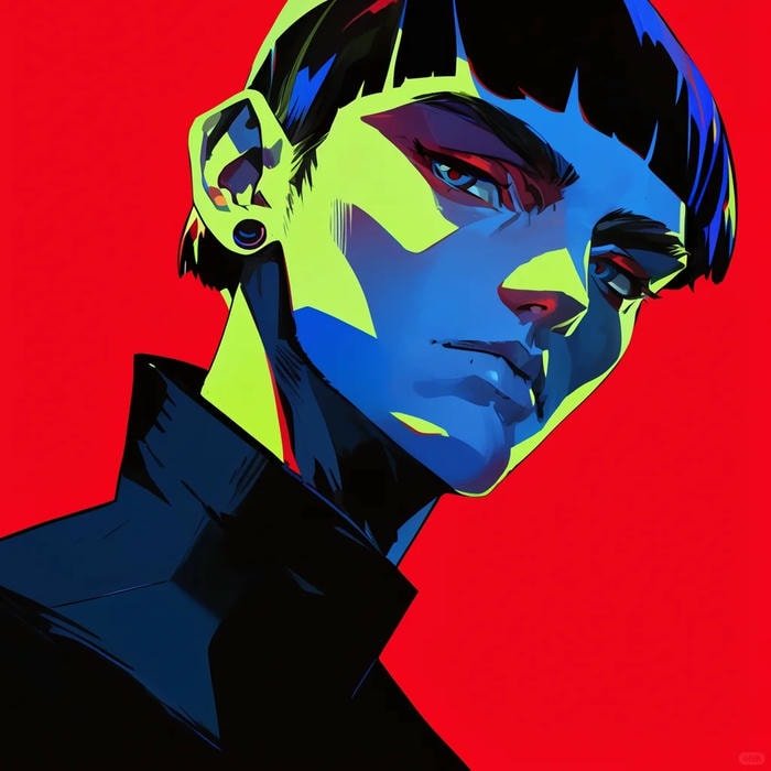 cyberpunk anime pfp futuristic anime profile image