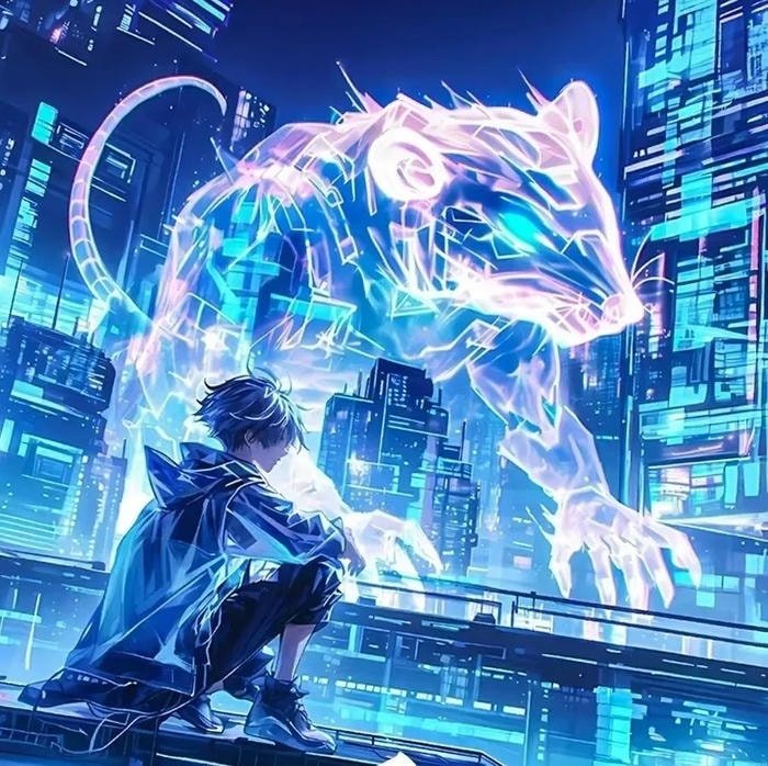 dark neon anime profile cyberpunk anime pfp