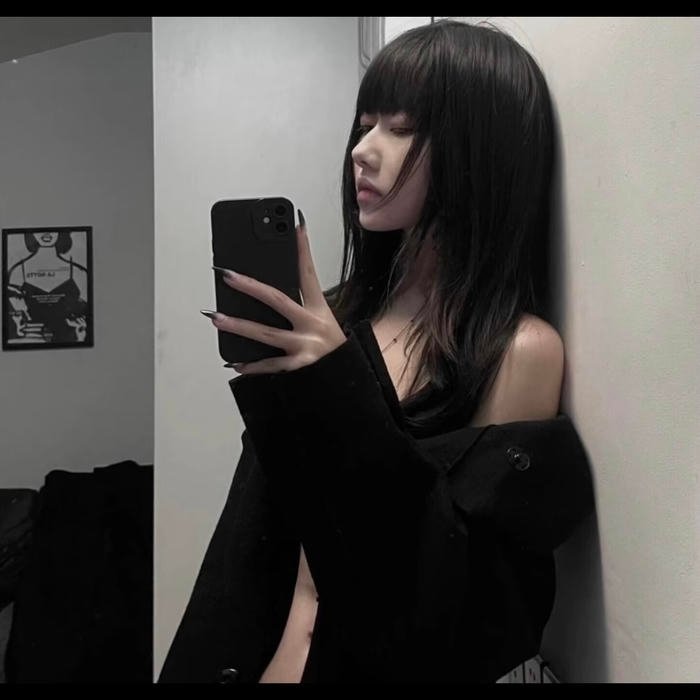 deliberate styling applied to profile picture