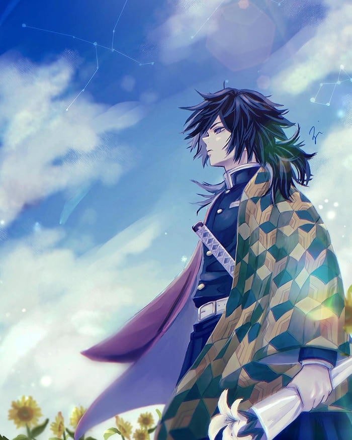 giyu tomioka pfp for social media