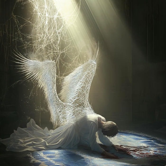 heavenly veil angel pfp aesthetic look