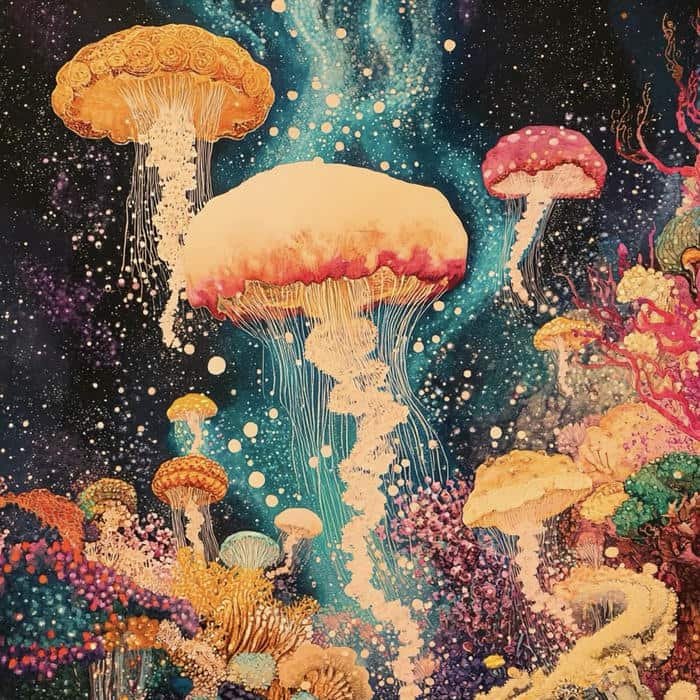 jellyfish aesthetic pfp tranquil ocean art