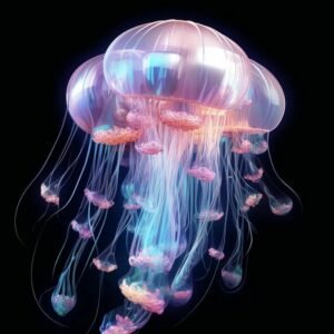 jellyfish pfp aesthetic soft aquatic glow