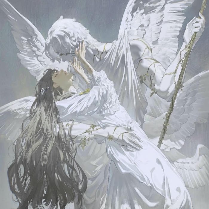 kissed angelic aesthetic profile pfp