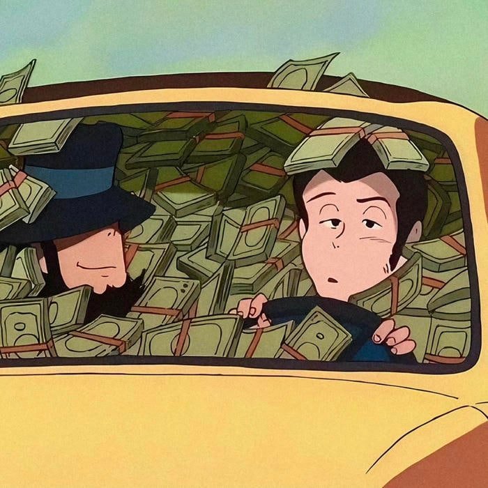 modern elegant money aesthetic profile picture