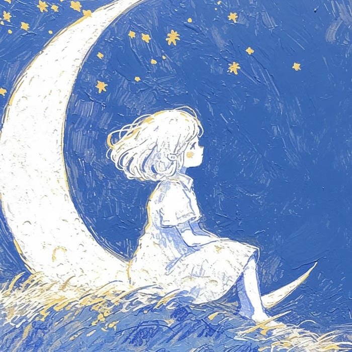 moon aesthetic pfp calm night mood