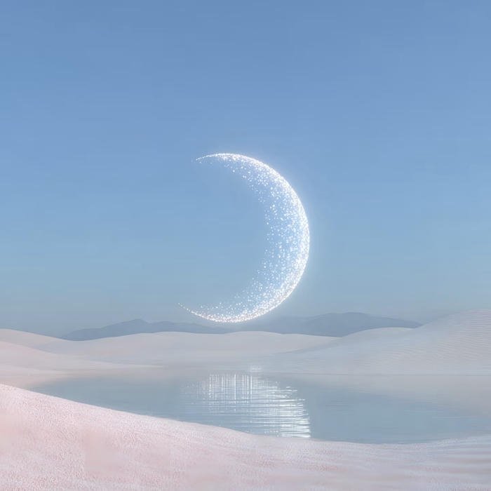 moon aesthetic pfp dreamy illustration style