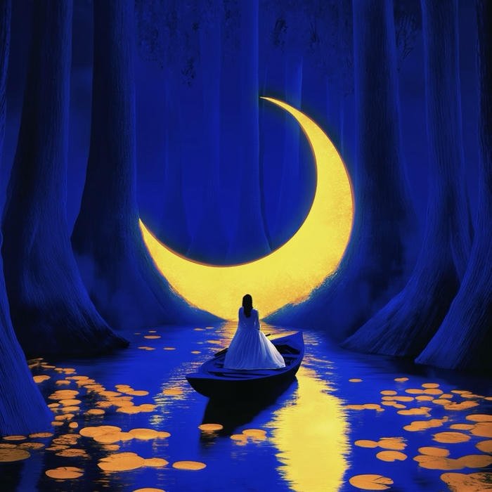 moon aesthetic pfp soft glowing avatar