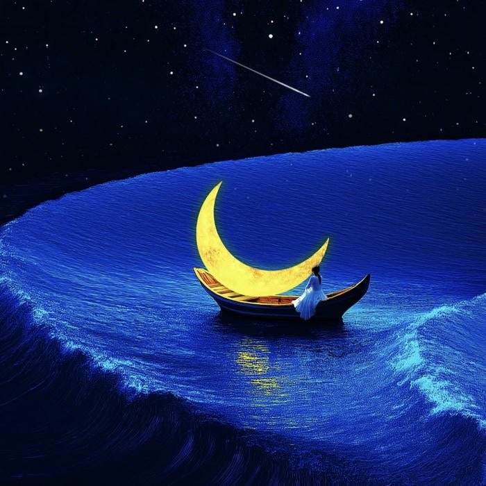 moon aesthetic pfp soft glowing photo