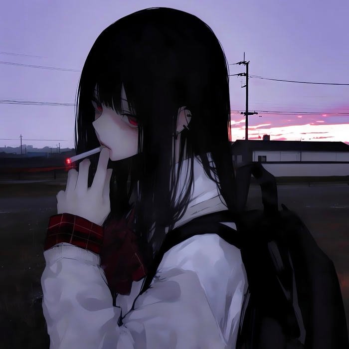 nighttime interior scene profile image design