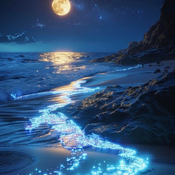 ocean depth visuals designed for profile avatar