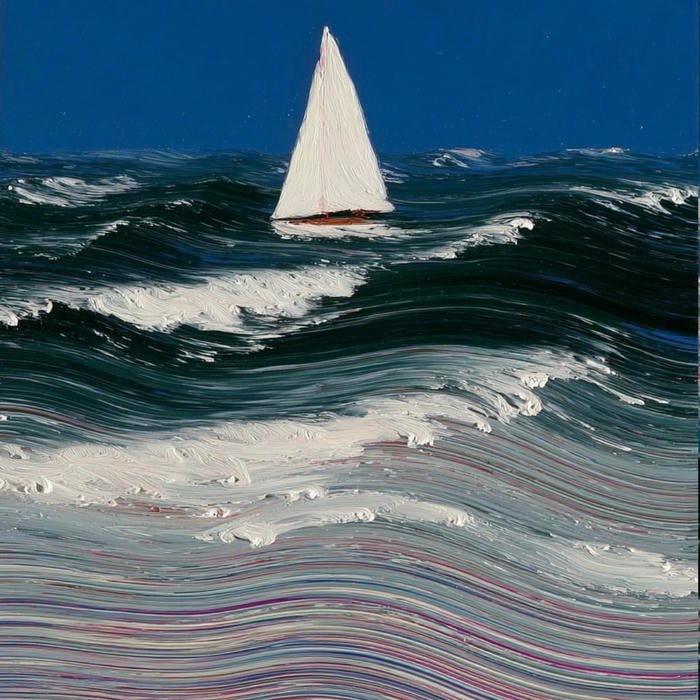 ocean spatial depth expressed in profile image