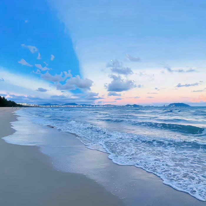 ocean surface reflections styled as profile picture