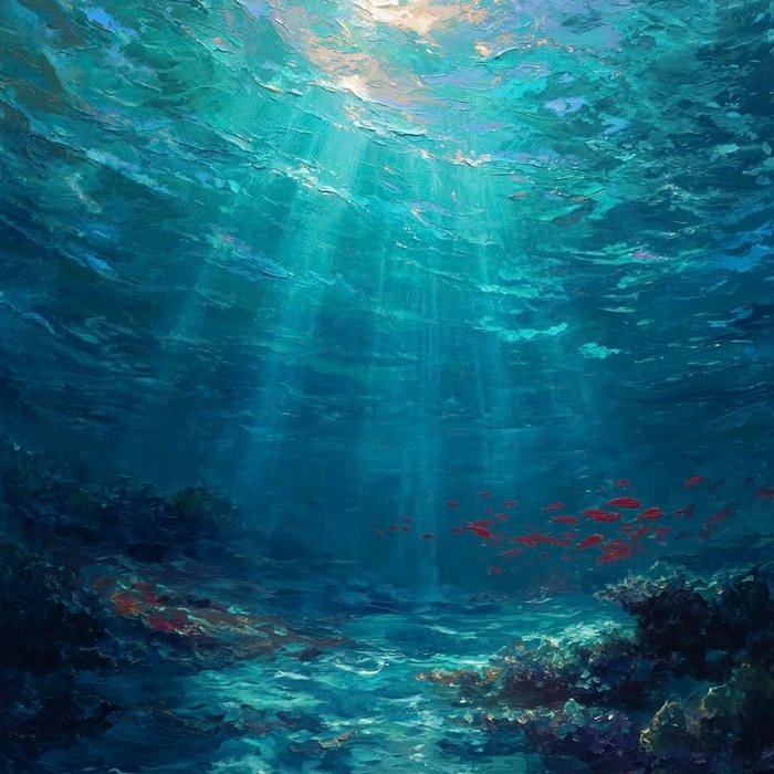 open water scenery suitable for profile picture