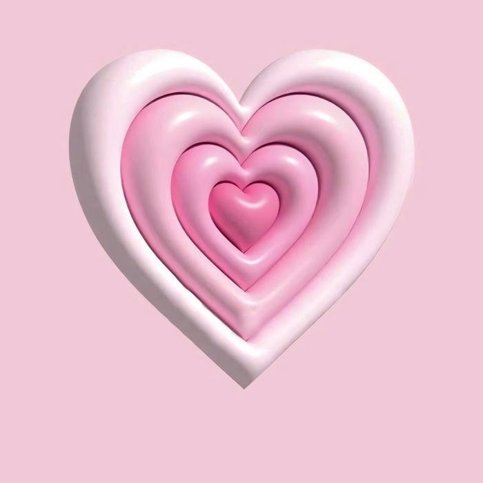 pink heart symbol aesthetic profile visual