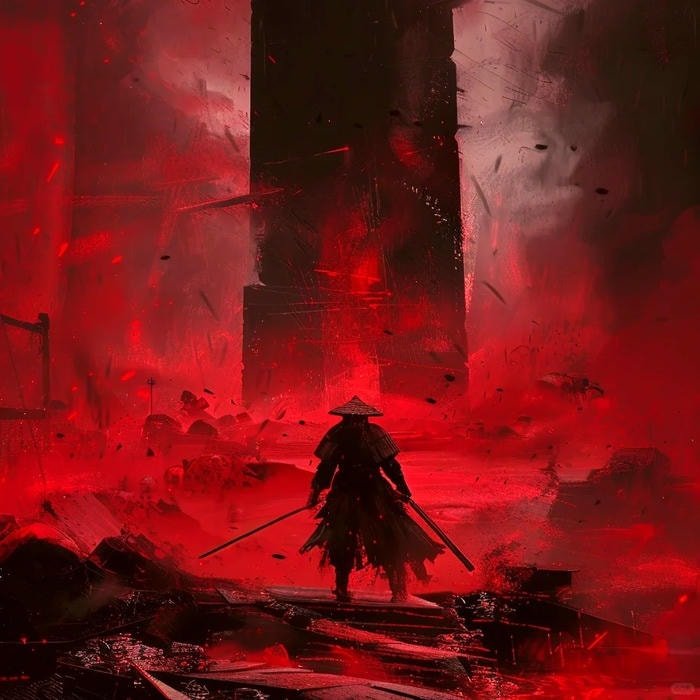 samurai face close up anime samurai pfp