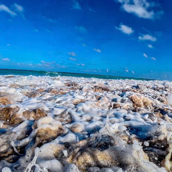 sea horizon composition adjusted for profile format